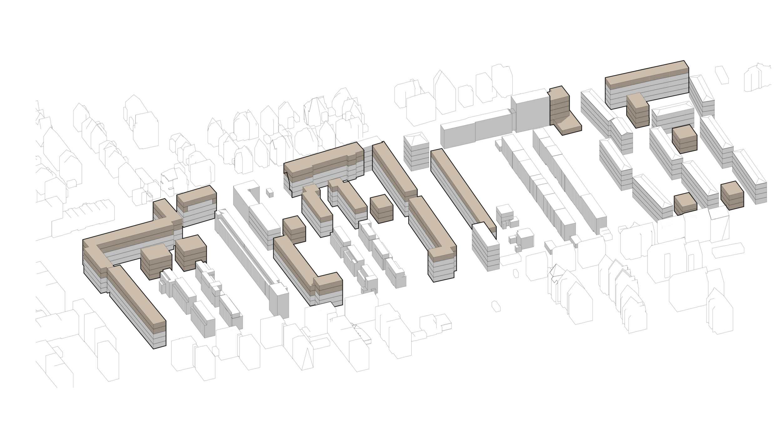 Axonometrie Gesamtareal
