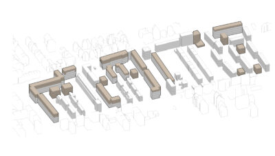 Axonometrie Gesamtareal